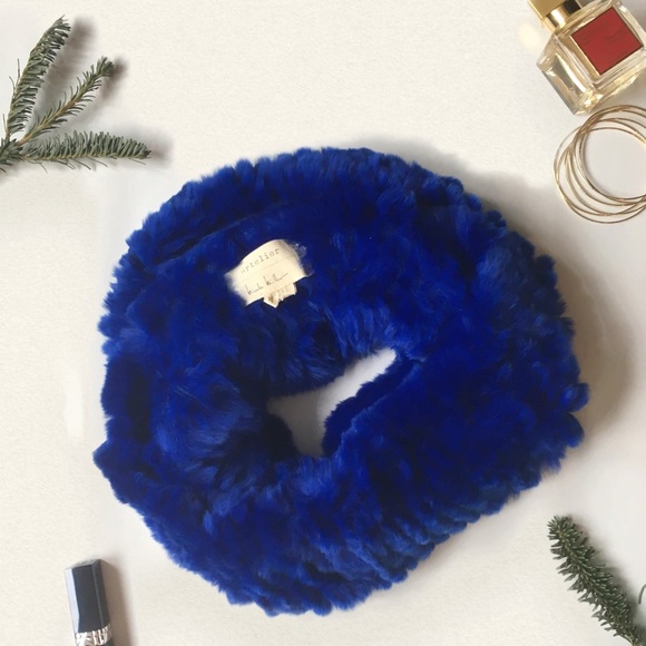 Nicole Miller Accessories - Nicole Miller Fur Infinity Scarf